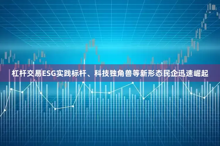 杠杆交易ESG实践标杆、科技独角兽等新形态民企迅速崛起